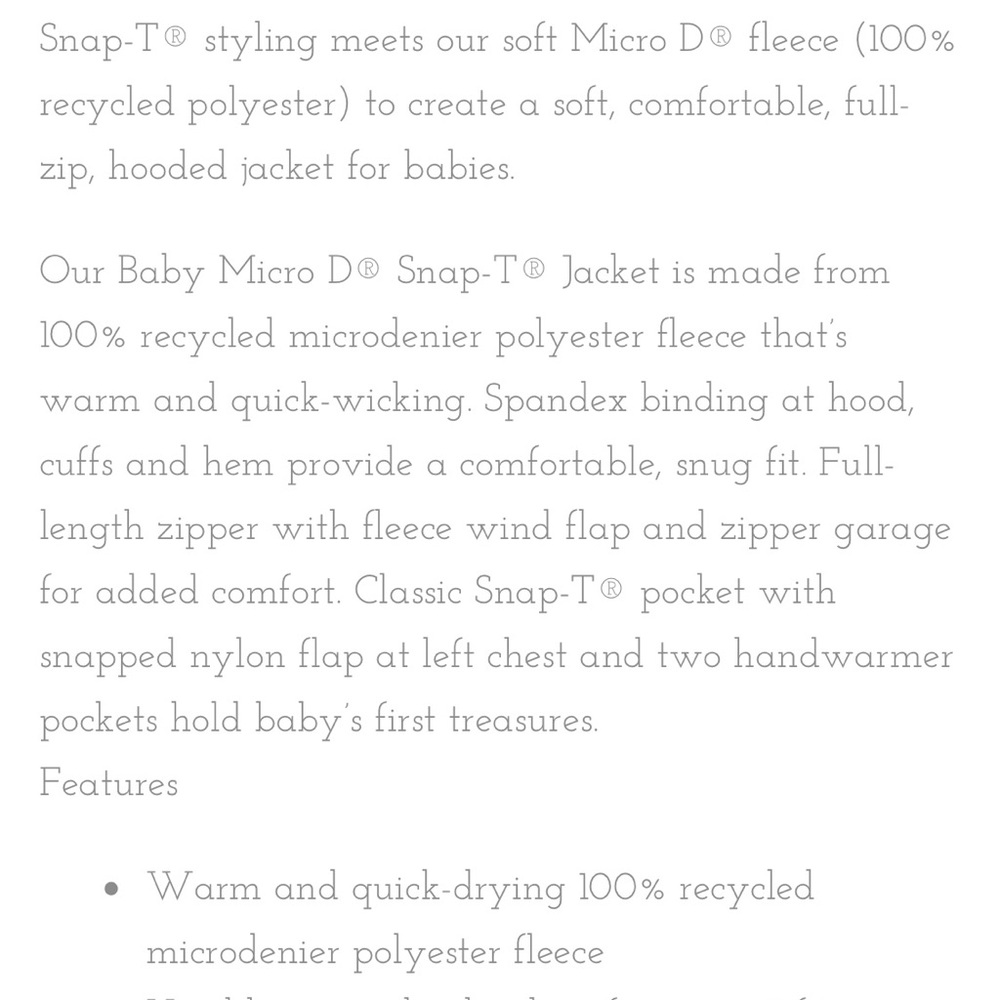 Toddler Girls Patagonia Fleece jacket - Picture 3 of 5